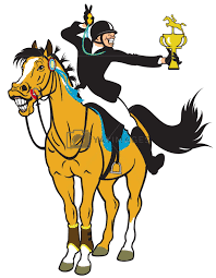 cartoon horse rider winner Royalty Free Stock Image | YAYIMAGES ...