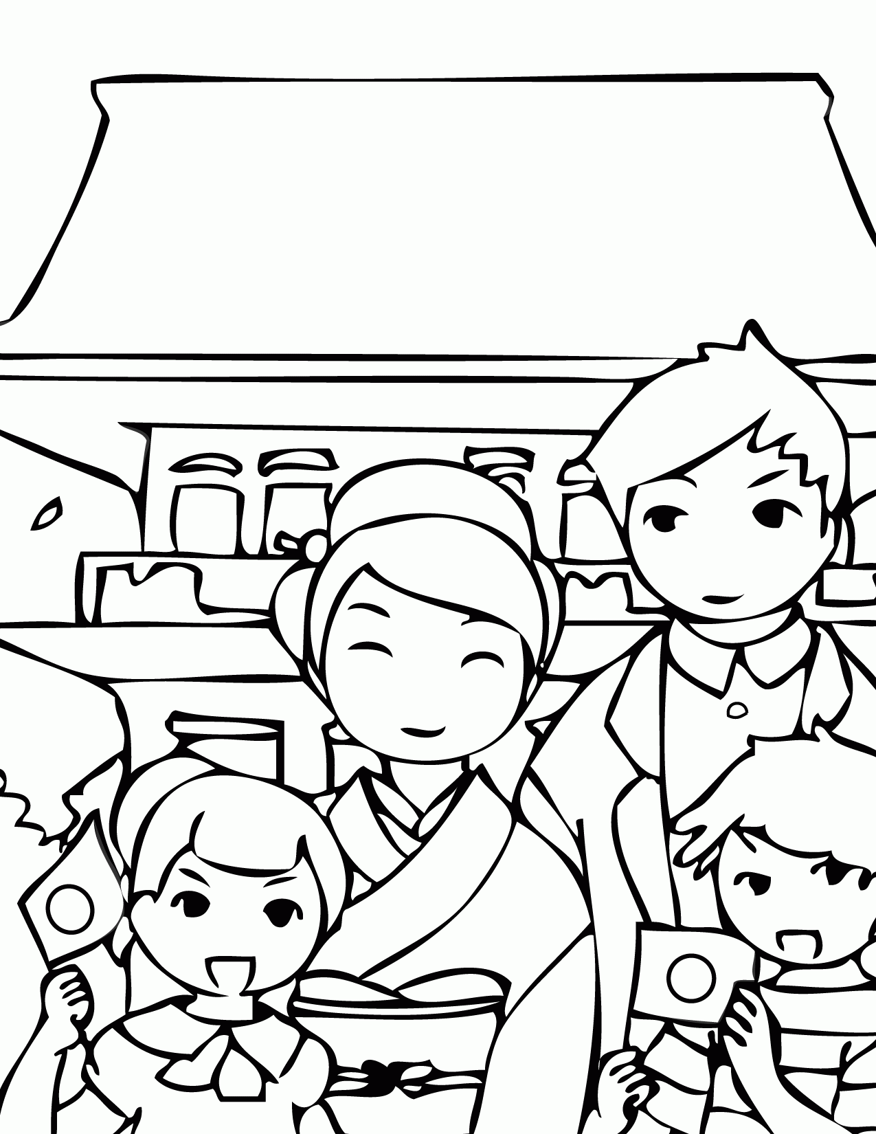Japan Coloring Page - Coloring Home